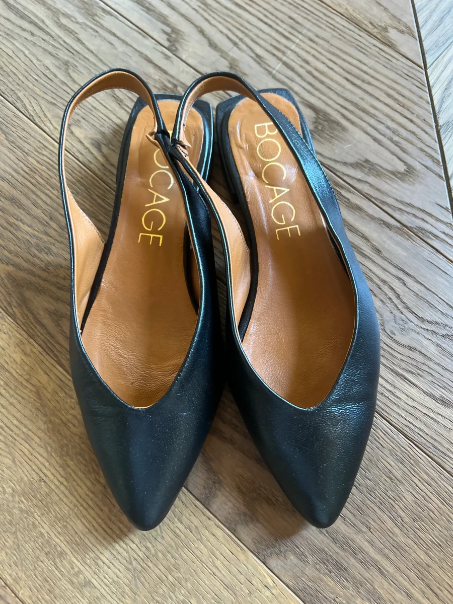 Sandales Bocage cuir noir – Image 3