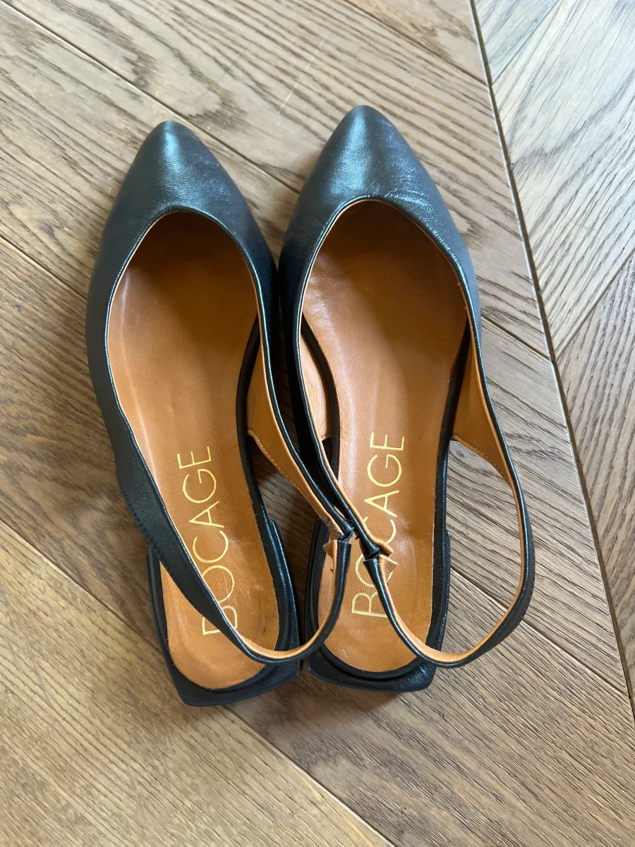 Sandales Bocage cuir noir – Image 4