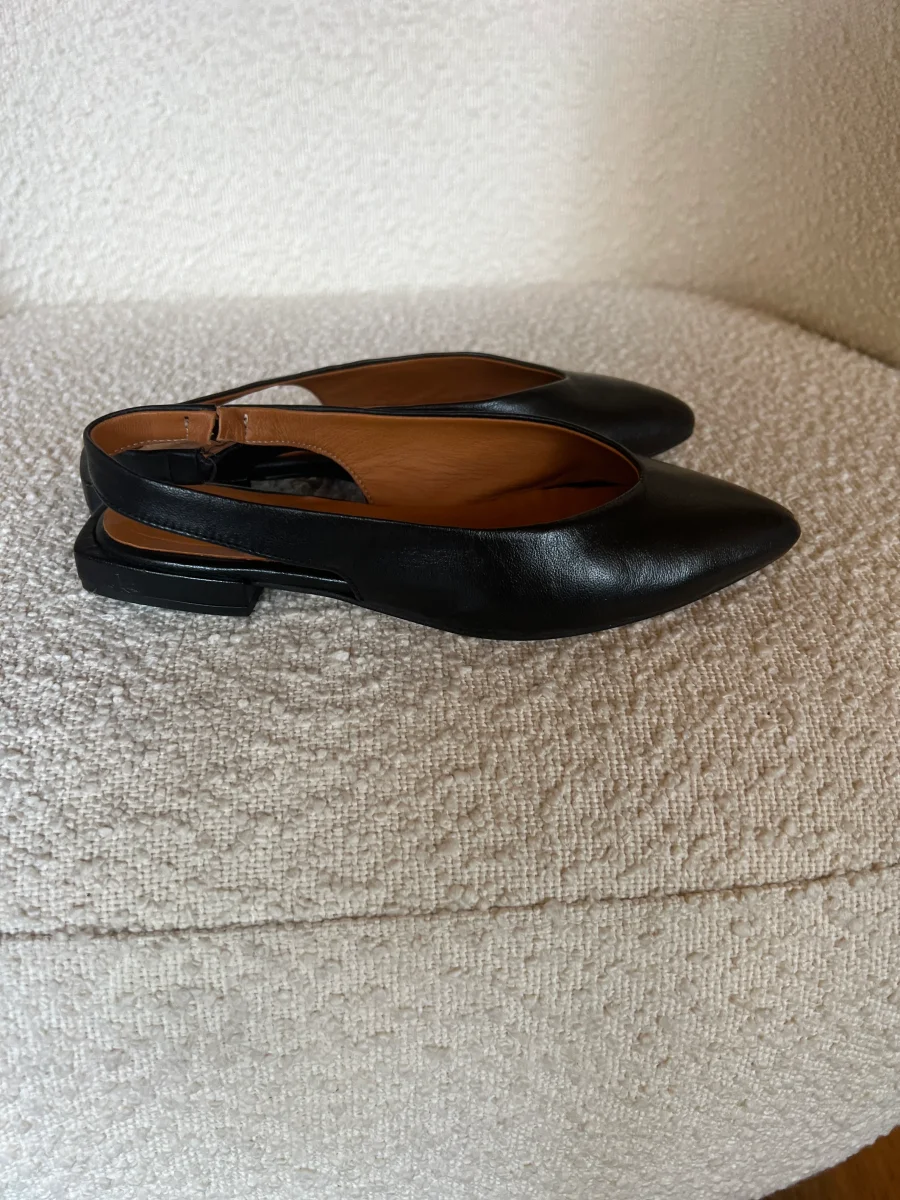 Sandales Bocage cuir noir – Image 7