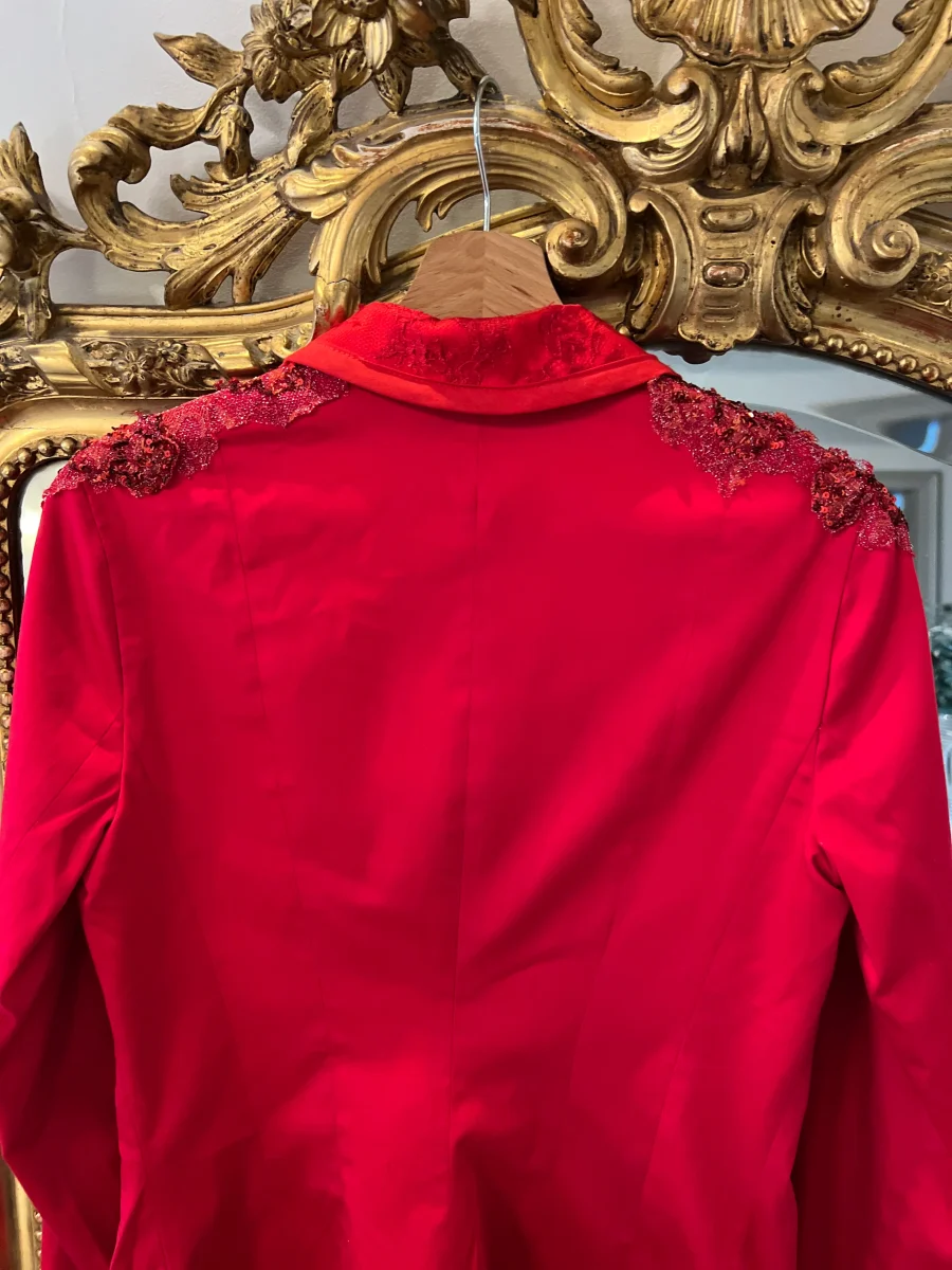 Marine Lorphelin Veste Laurent crépeau rouge – Image 7