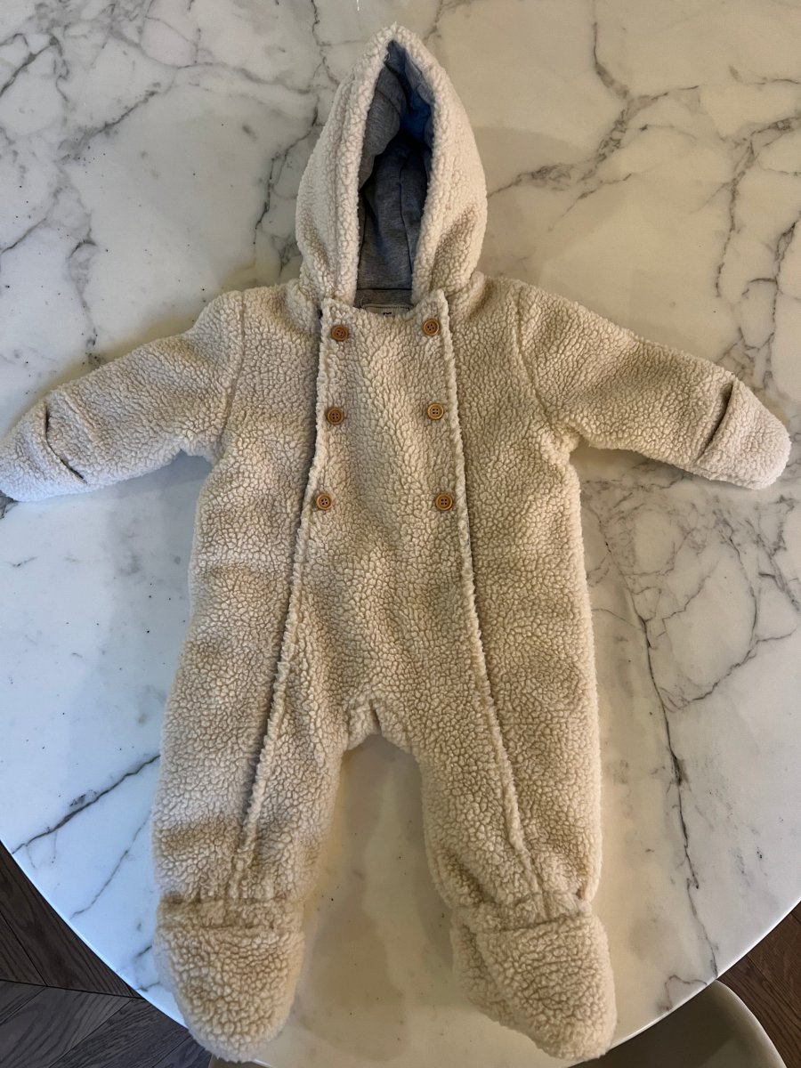 Cyrillus - Combinaison pilote en sherpa effet peluche T.6 mois