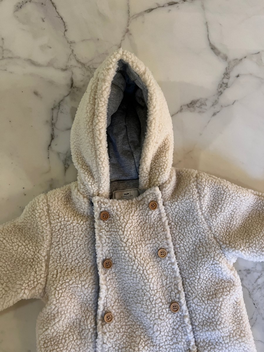 Cyrillus - Combinaison pilote en sherpa effet peluche T.6 mois – Image 3