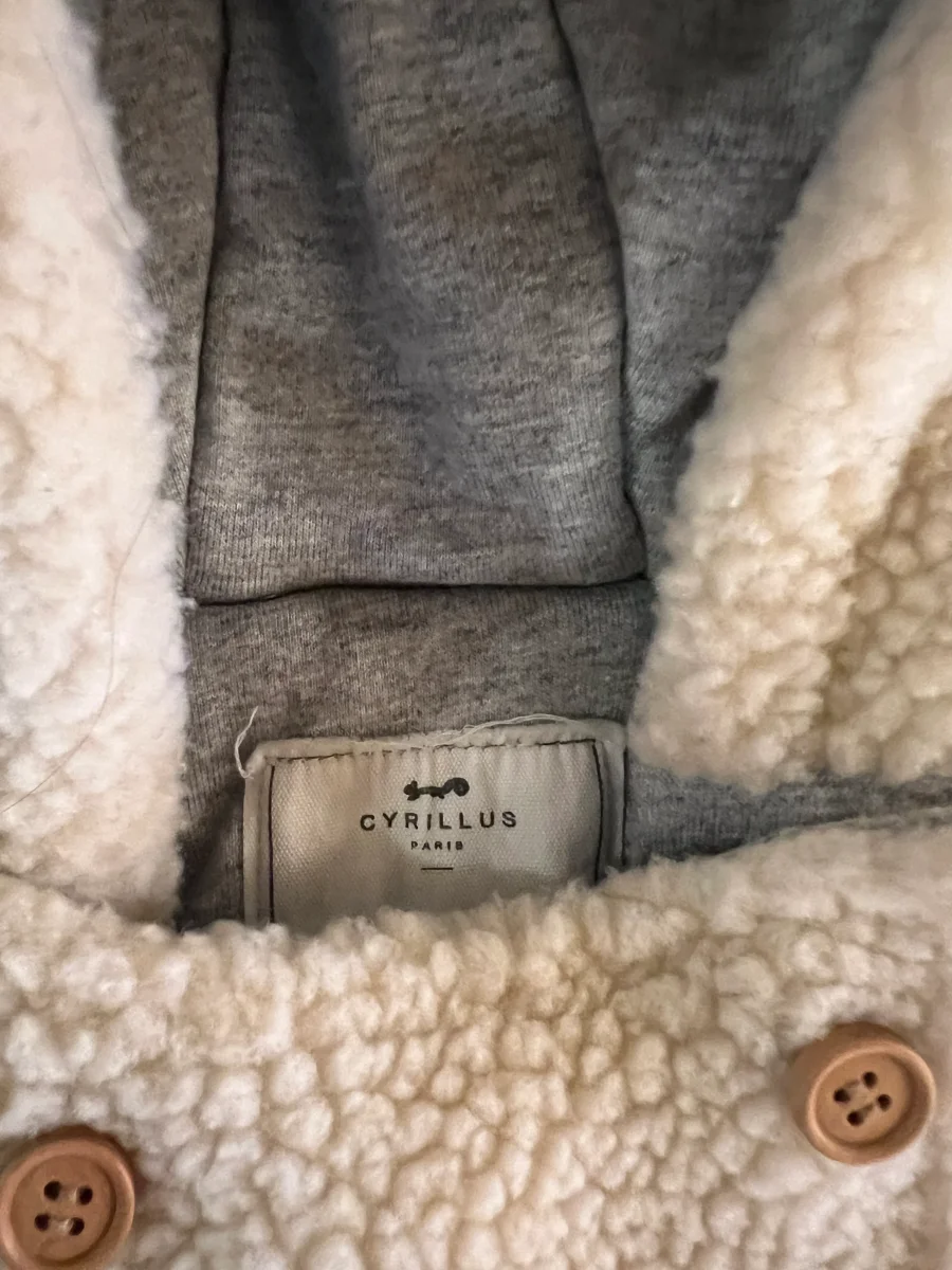Cyrillus - Combinaison pilote en sherpa effet peluche T.6 mois – Image 4