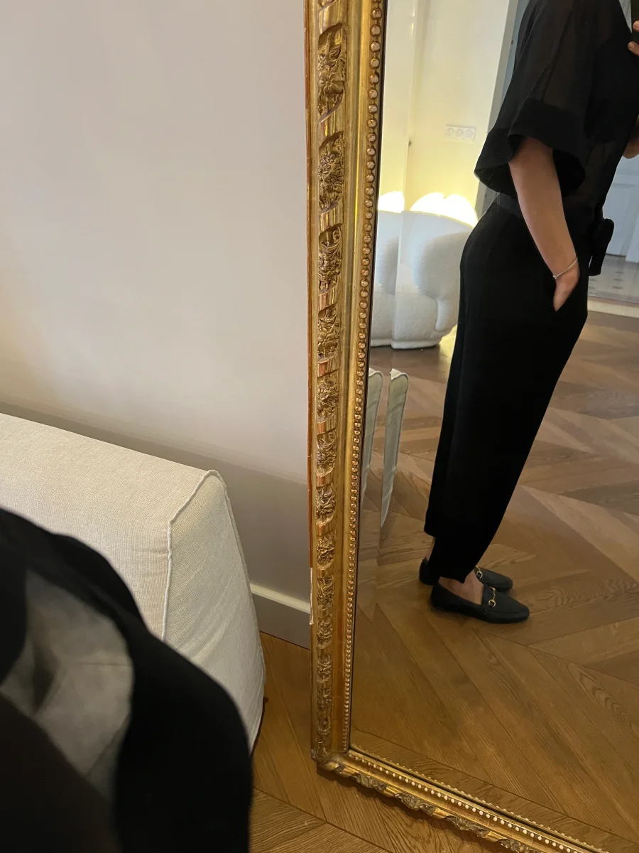 Combinaison Sandro Noire transparence sur le haut – Image 4