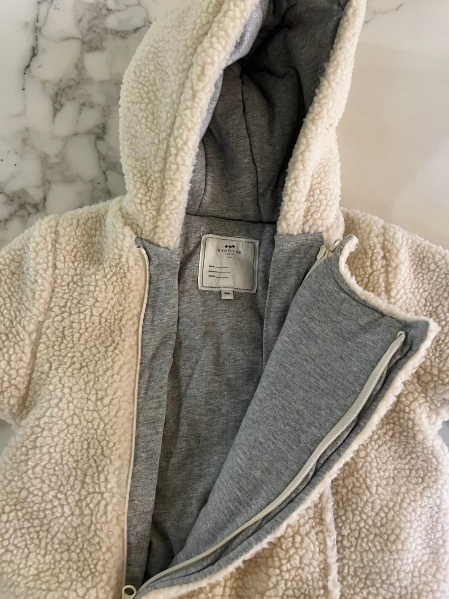 Cyrillus - Combinaison pilote en sherpa effet peluche T.6 mois – Image 5