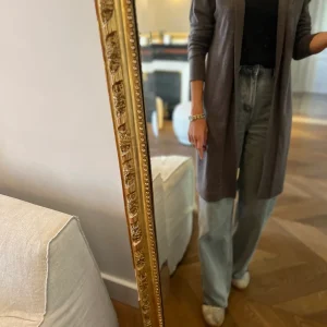 Apostrophe - Gilet long gris en cachemire