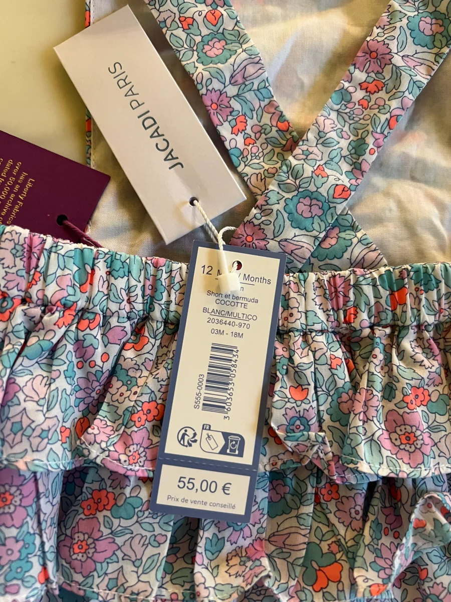 Jacadi - Bloomer liberty Neuf T.12 mois – Image 4