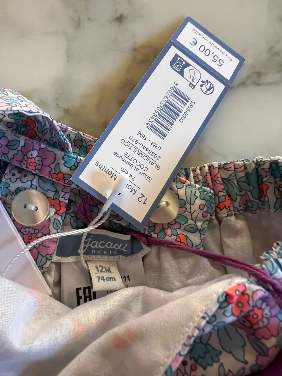 Jacadi - Bloomer liberty Neuf T.12 mois – Image 5