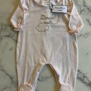 Tartine et Chocolat - Pyjama rose collerette Neuf T.9mois