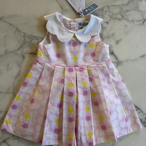 Jacadi - Robe neuve col pétale rose Neuve T.12 mois