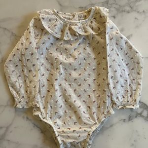 Zara - Body col collerette beige clair T.9-12mois