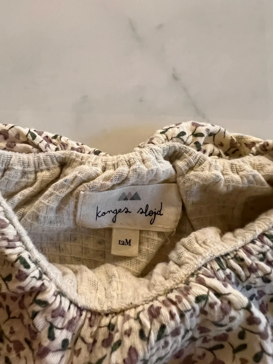 Konges Slojd - Barboteuse fleurs T.12mois – Image 4