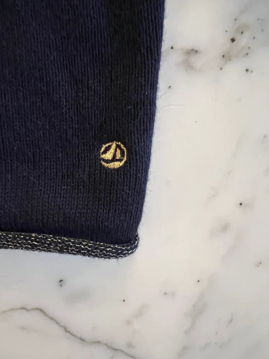 Petit Bateau - Cardigan bleu marine Neuf T.18 mois – Image 5