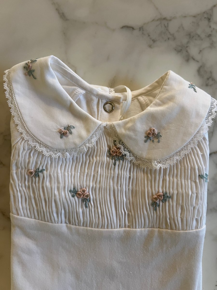 Tartine et Chocolat - Pyjama col claudine à fleurs Neuf T.6 mois – Image 8