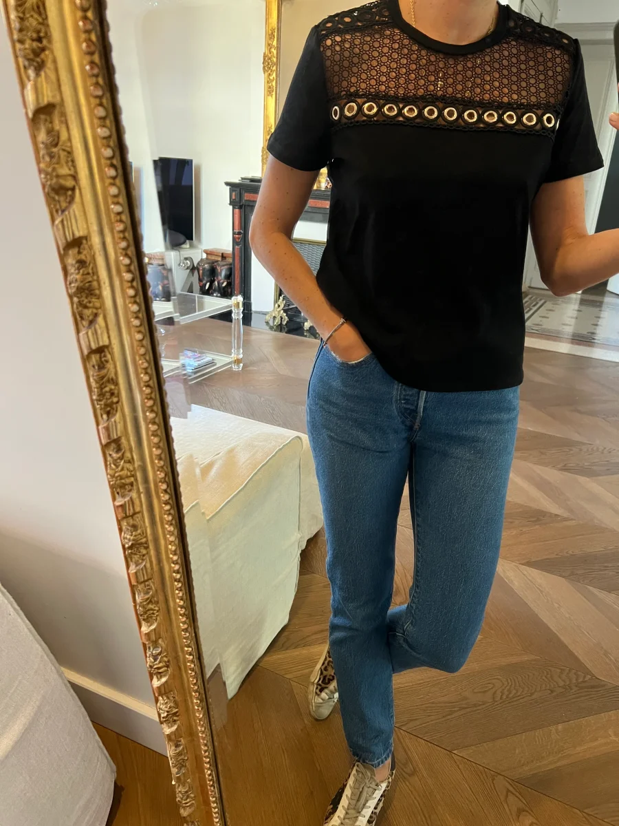 Top Maje anneaux dorés – Image 8