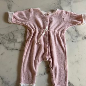 Petit Bateau - Pyjama rose éponge T.3 mois