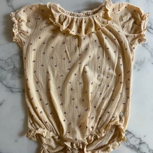 Konges Slojd - Barbotteuse beige petits fleurs T.12 mois