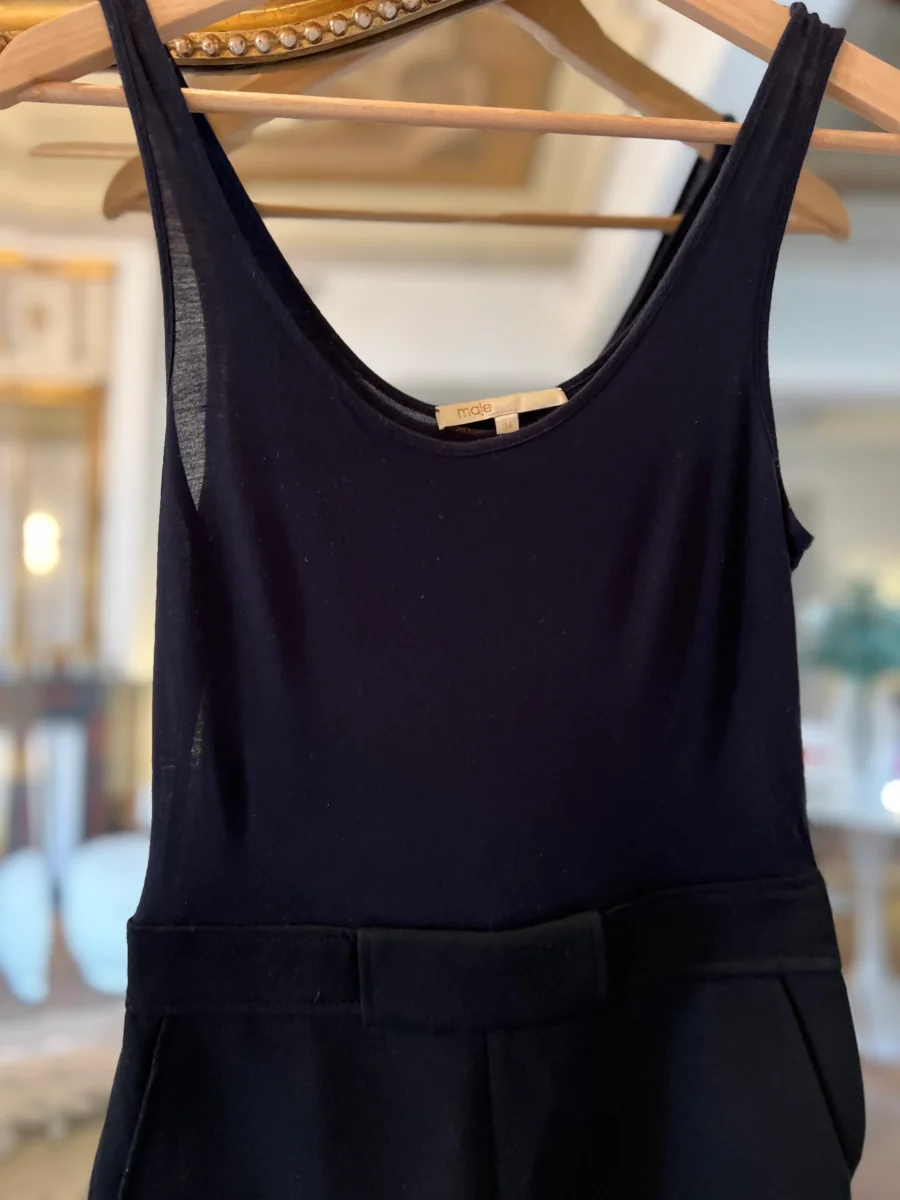 Combishort Maje noire haut coton – Image 7