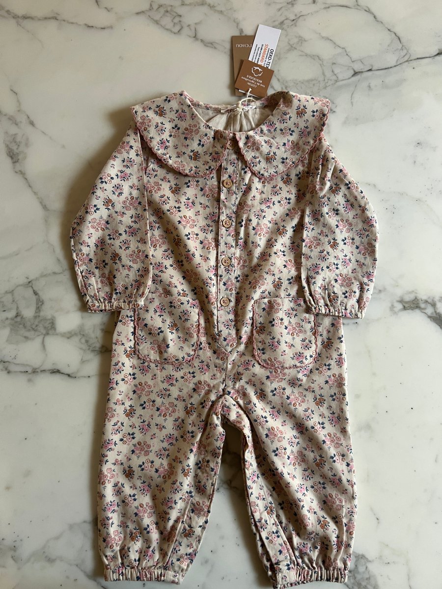 Bout Chou - Combinaison Neuve fleurie T.9 mois – Image 2