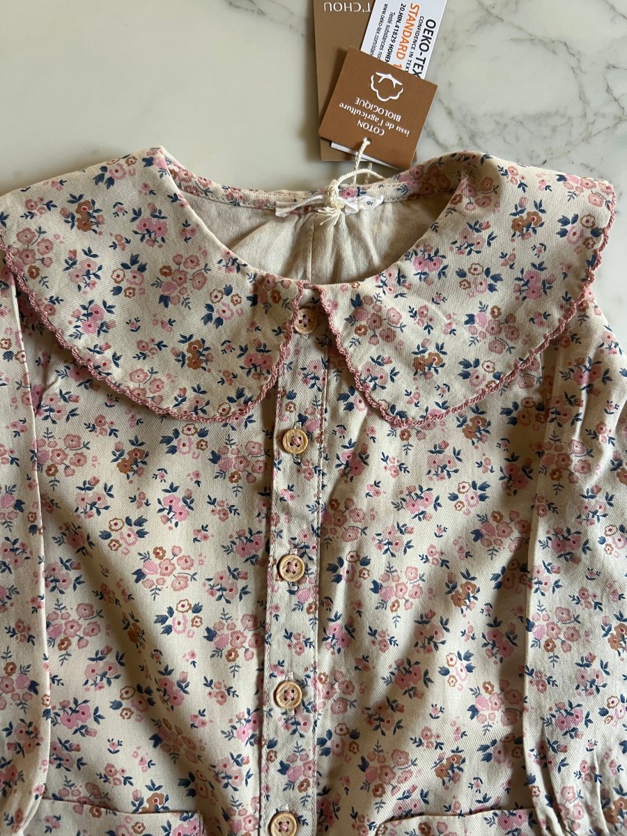 Bout Chou - Combinaison Neuve fleurie T.9 mois – Image 3