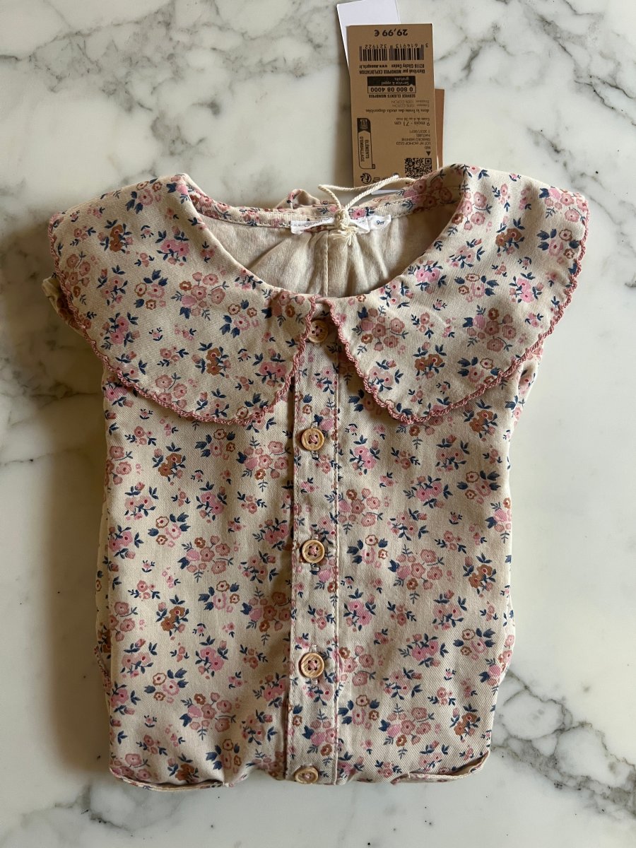 Bout Chou - Combinaison Neuve fleurie T.9 mois – Image 5