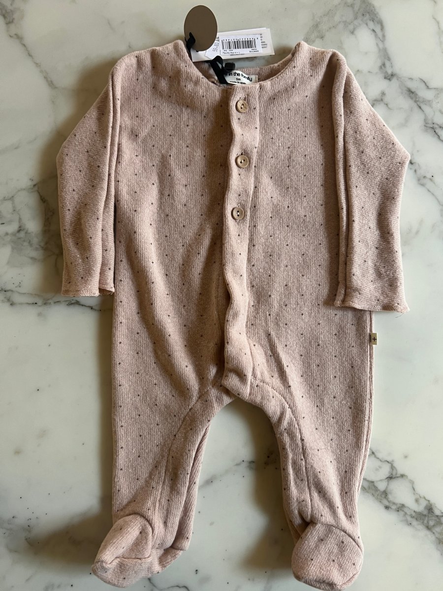 1 + in the family - Pyjama vieux rose Neuf T.1 mois