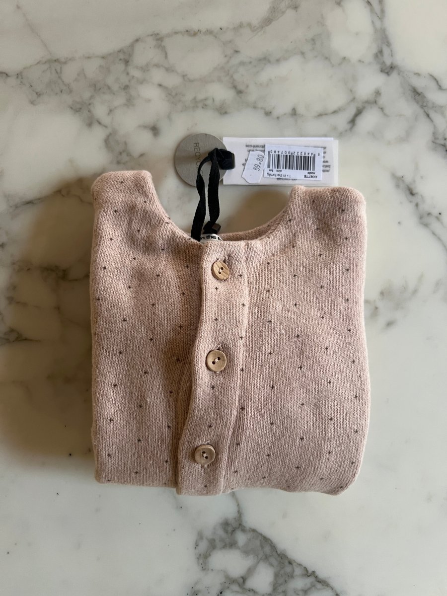 1 + in the family - Pyjama vieux rose Neuf T.1 mois – Image 4