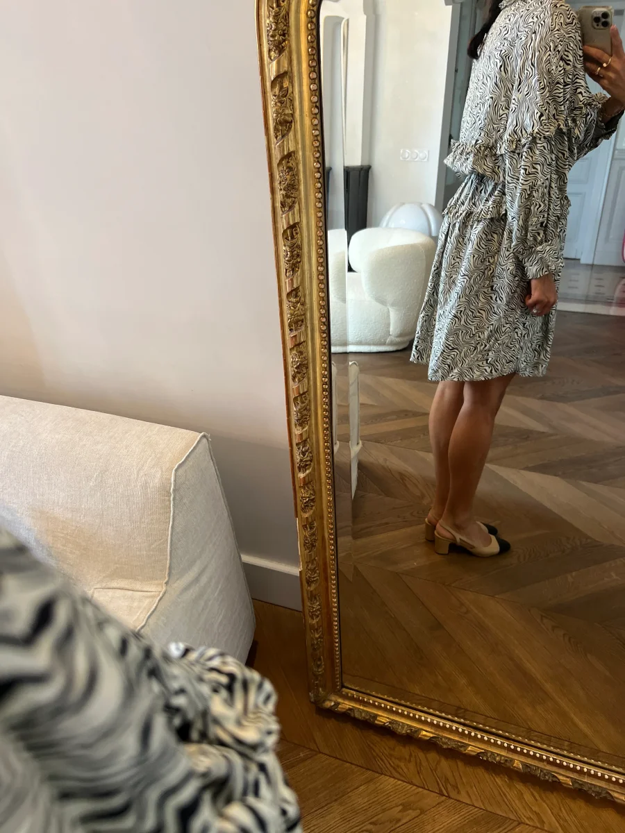 Sandro - Robe longue zébrée – Image 5