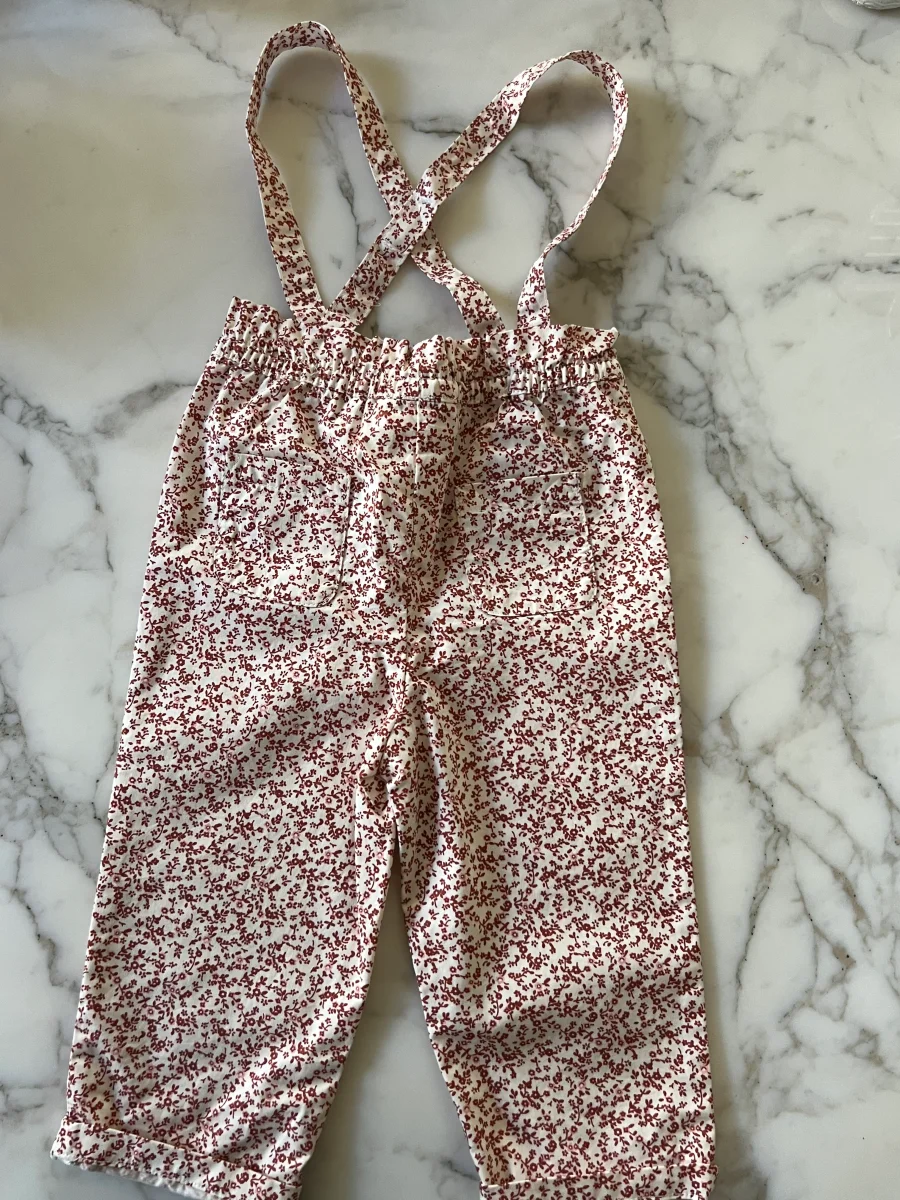 Cyrillus - Salopette à fleurs T.18 mois – Image 4