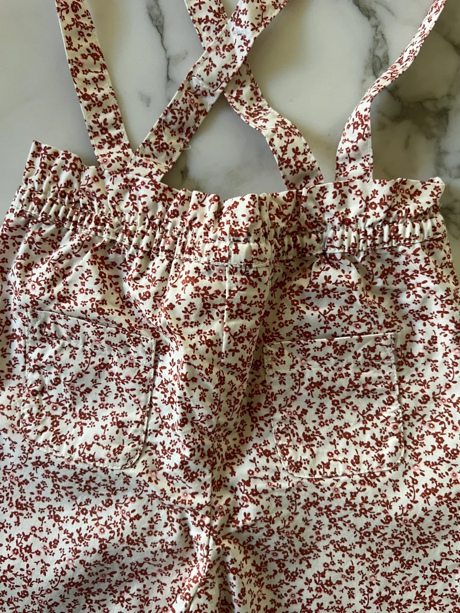 Cyrillus - Salopette à fleurs T.18 mois – Image 5