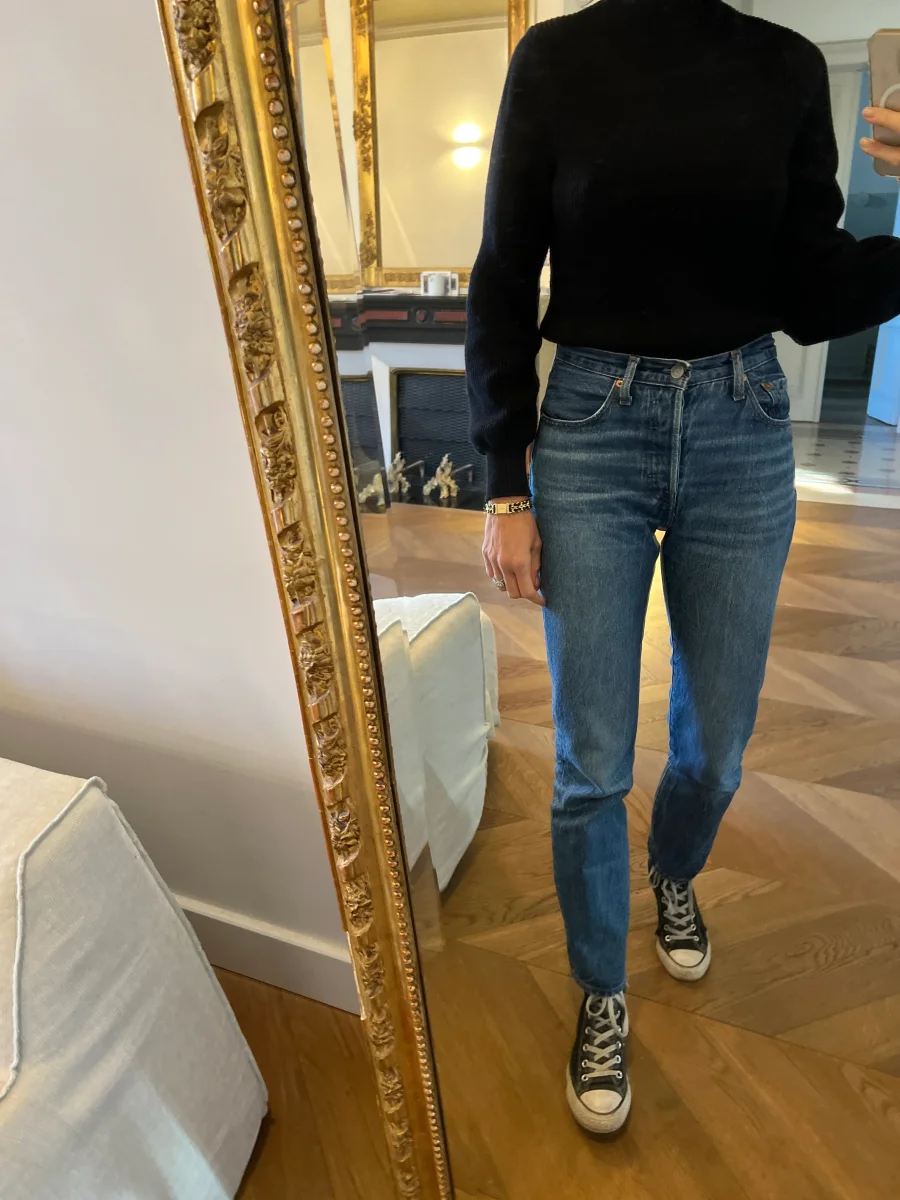 Pull Zara noir col montant – Image 3
