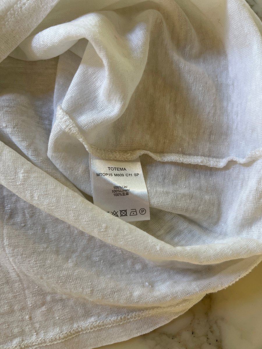 Haut en lin blanc Zapa – Image 8