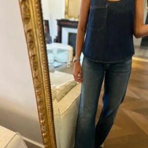 Haut Massimo Dutti jean brut