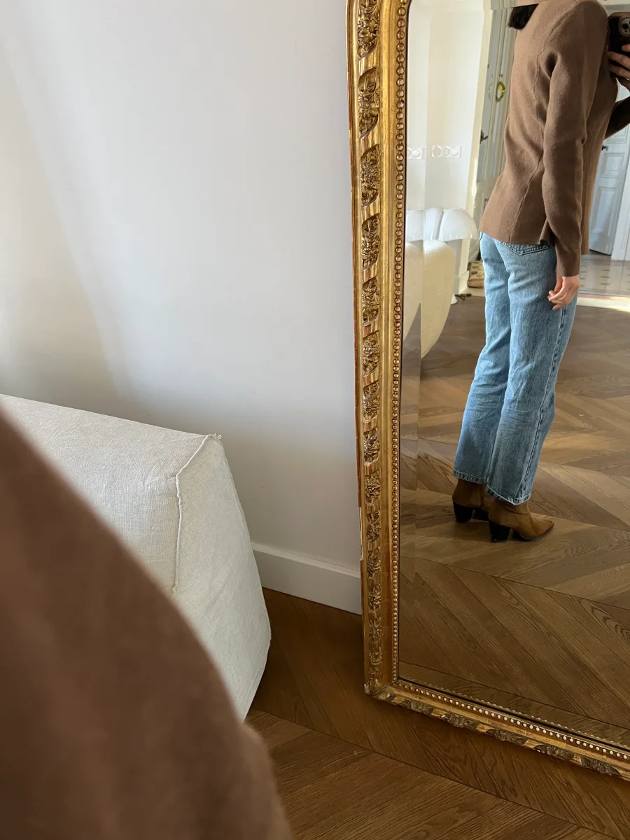 Primark - Gilet à basque marron – Image 4