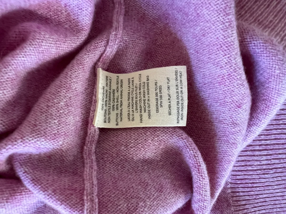 Eric Bompard - Cardigan en cachemire classique rose – Image 8