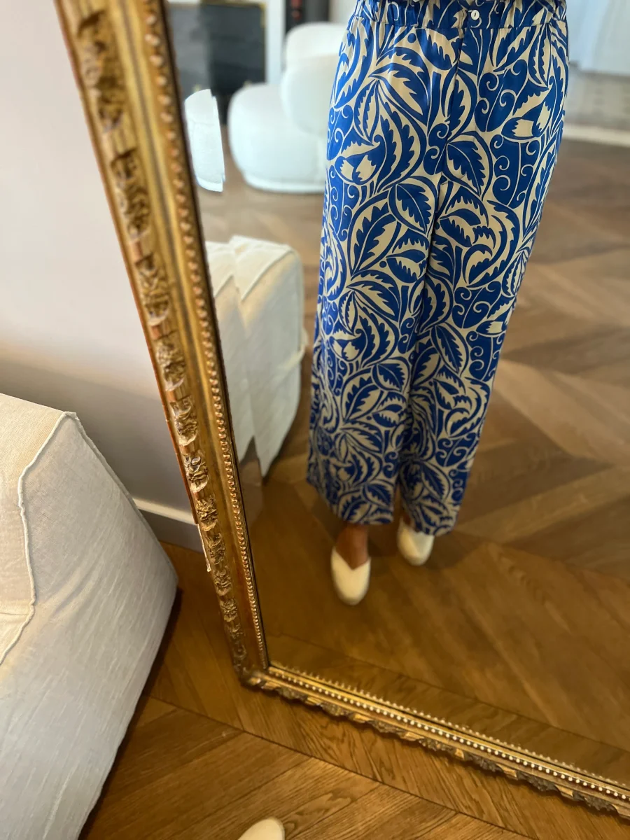 Topolina - Pantalon fluide bleu electrique – Image 4