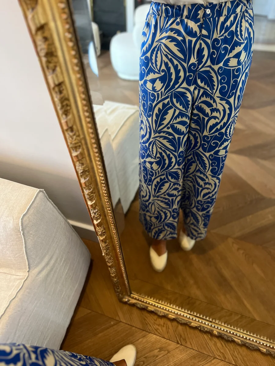 Topolina - Pantalon fluide bleu electrique – Image 3