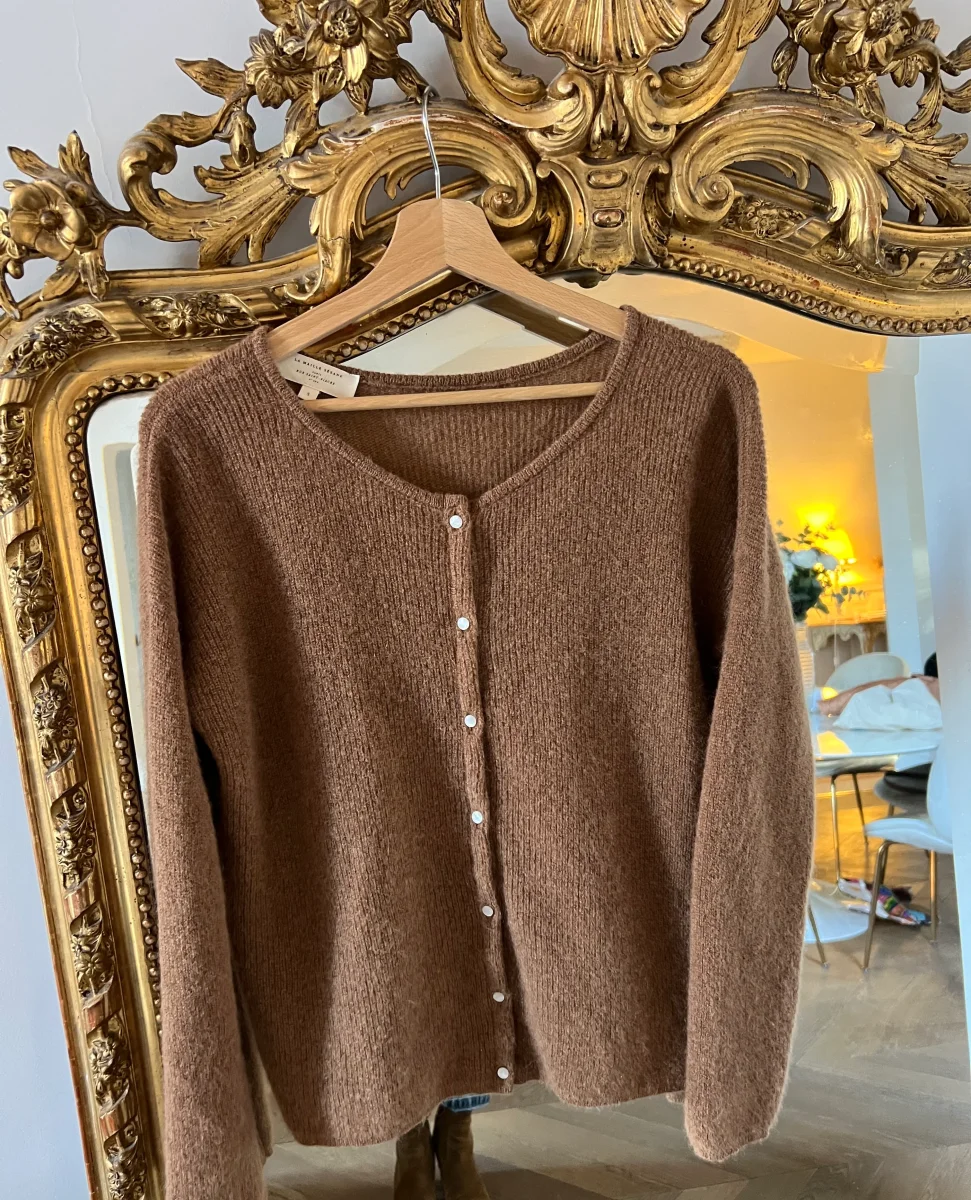 Sézane - Gilet Gaspard marron – Image 5