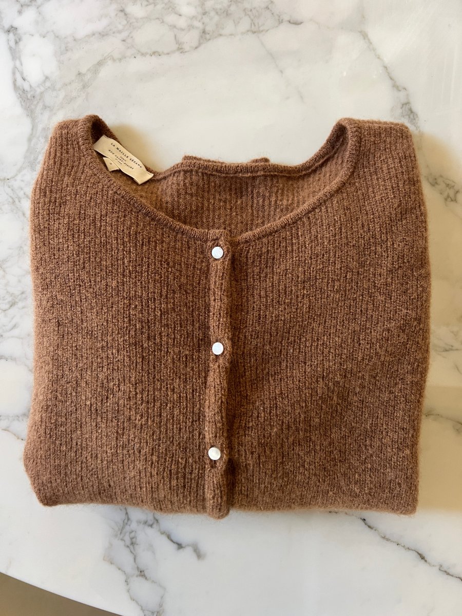 Sézane - Gilet Gaspard marron – Image 8