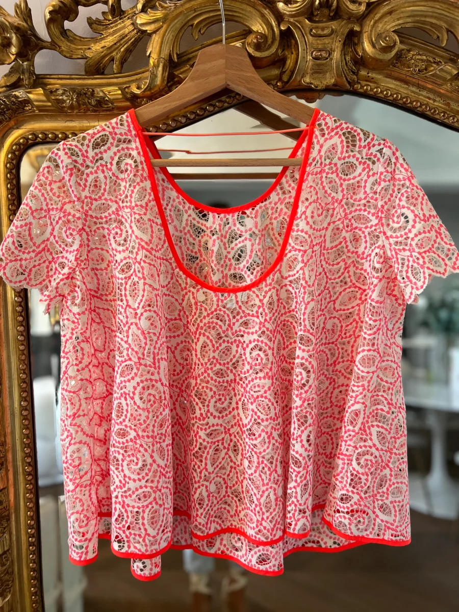 Claudie Pierlot - T shirt dentelle fluo – Image 6