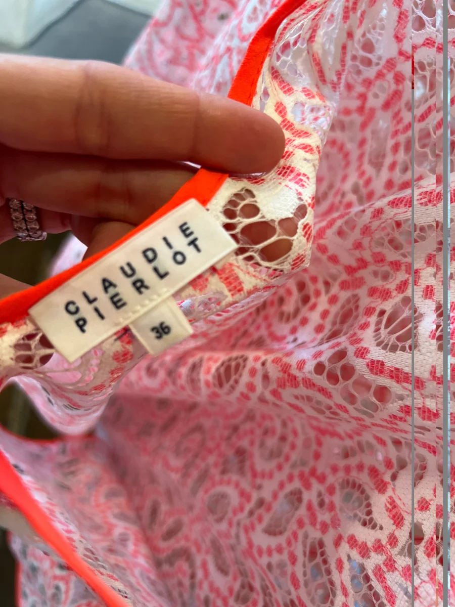 Claudie Pierlot - T shirt dentelle fluo – Image 7