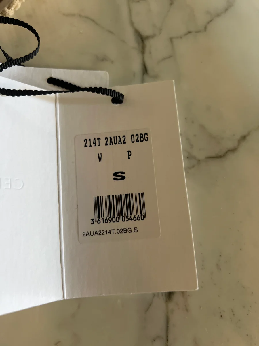 Celine - Casquette en velours beige neuve – Image 6