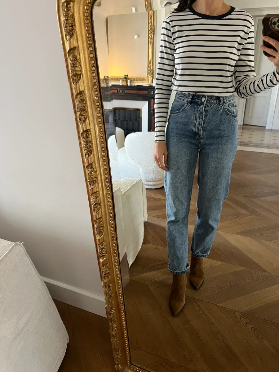 Petit Bateau - Haut marinière classique