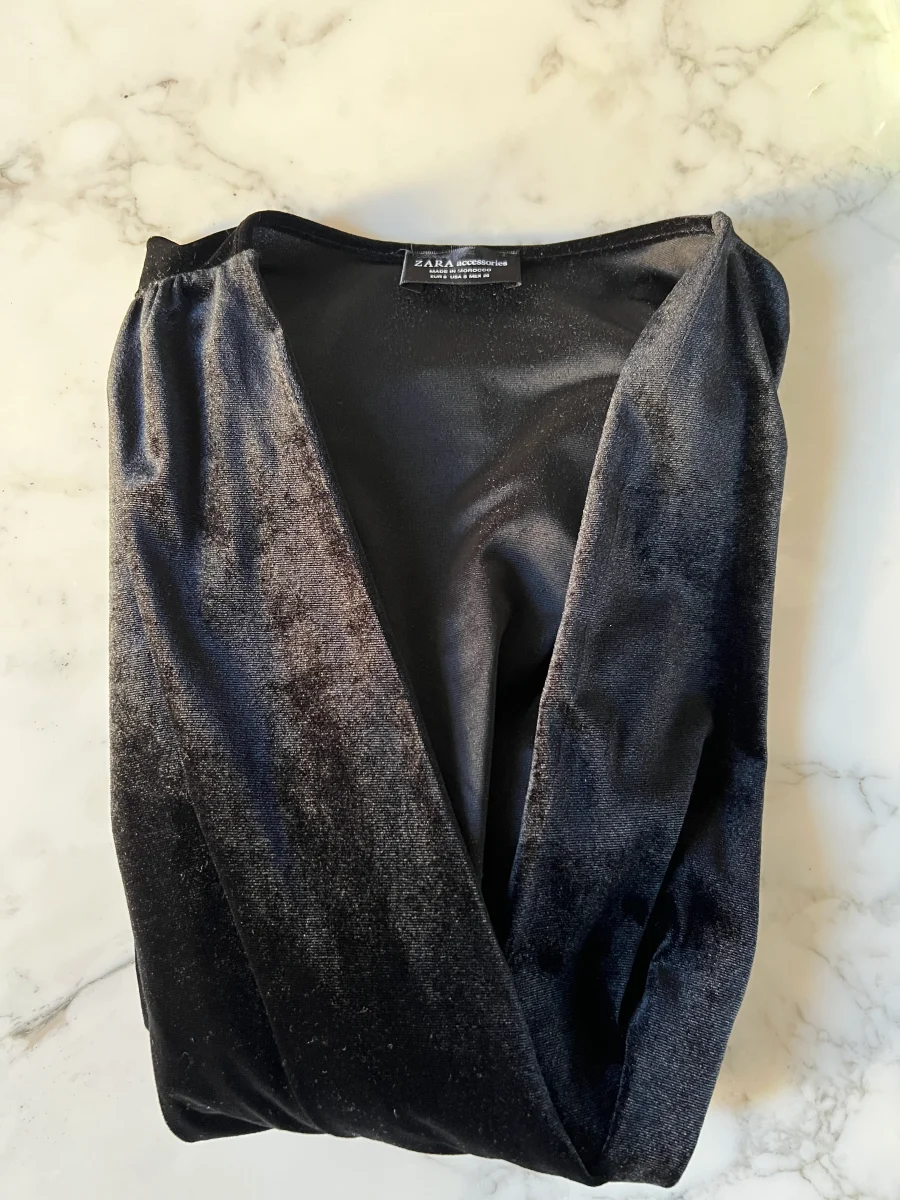 Body Zara velours noir – Image 5