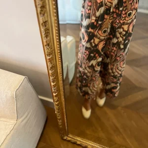 Topolina - Pantalon motifs rose beige