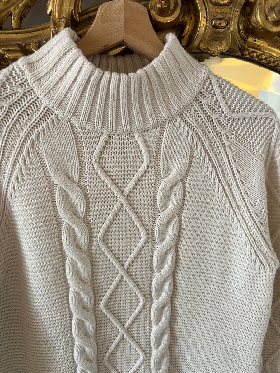 Pimkie - Robe Pull beige maille tressée – Image 3