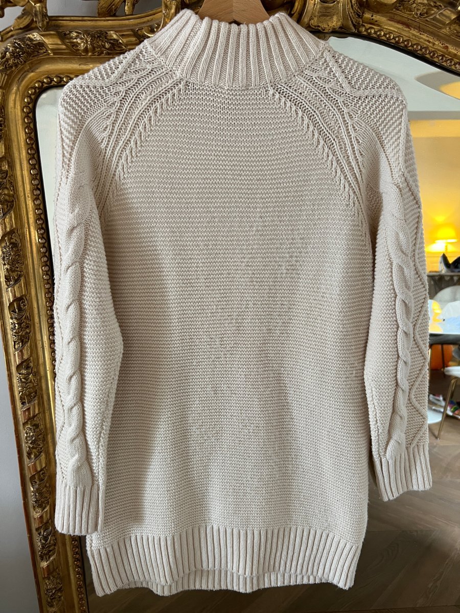 Pimkie - Robe Pull beige maille tressée – Image 4