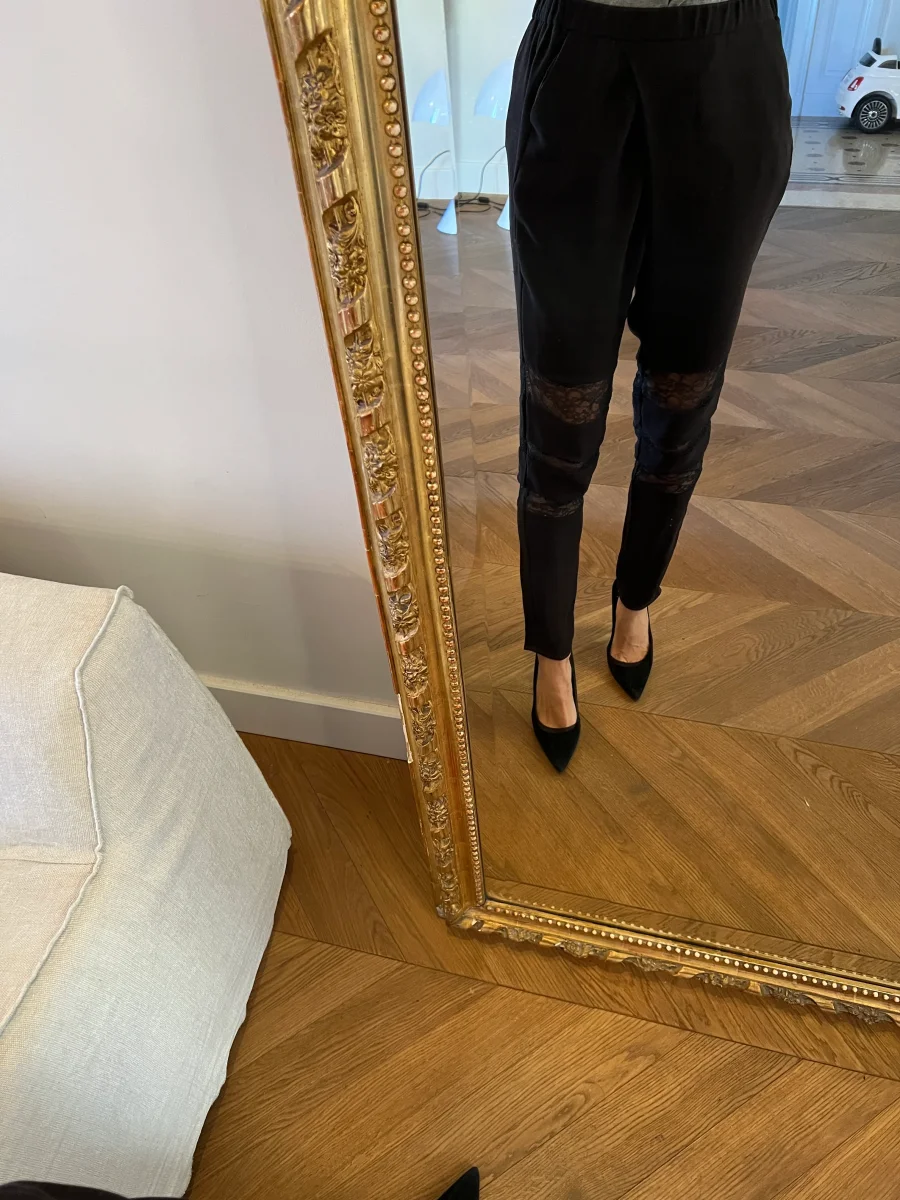 Pantalon Maje noir – Image 3
