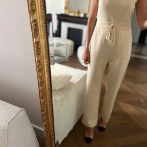 Combinaison pantalon ecrue fluide