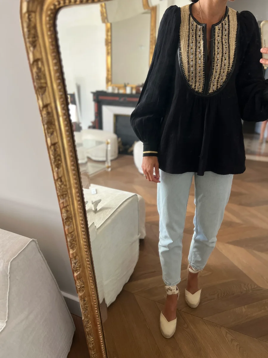 Mes Demoiselles - Blouse Neuve Nidia Black – Image 2